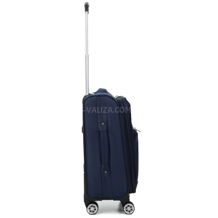 Валіза мала S тканина синя 59х40х25(+5)см/45л/3кг/Worldline 619, фото 5