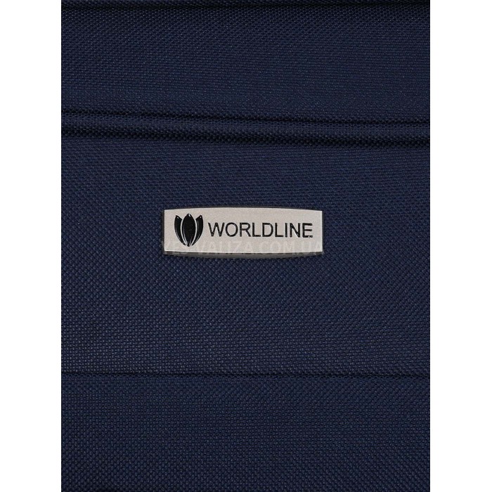 Чемодан малый S ткань синий 59х40х25(+5)см/45л/3кг/Worldline 619, фото 11