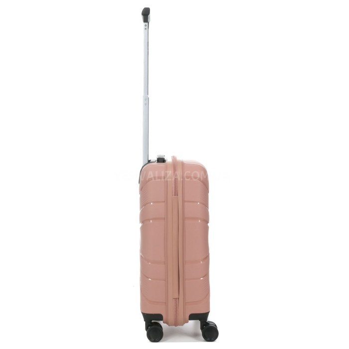 Чемодан малый S полипропилен пудра 54x38x22см/40л/2.6кг/Worldline 288, фото 5