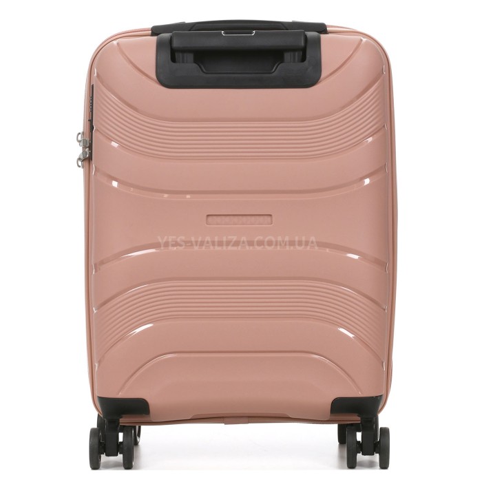 Валіза мала S поліпропілен пудра 54x38x22см/40л/2.6кг/Worldline 288, фото 4