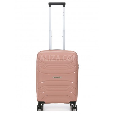 Чемодан малый S полипропилен пудра 54x38x22см/40л/2.6кг/Worldline 288