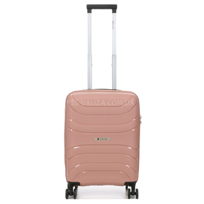 Чемодан малый S полипропилен пудра 54x38x22см/40л/2.6кг/Worldline 288, фото 1