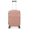 Чемодан средний М полипропилен пудра 65х43х25/63л/3.1кг/Worldline288, фото 15