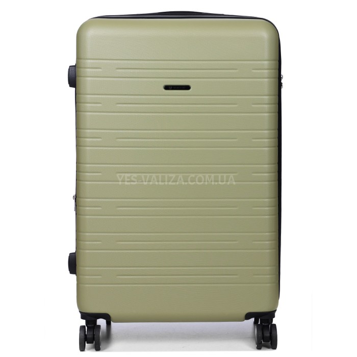Валіза Франція велика L зелена 76х49х31+3см/110л/4.2кг/Worldline 627, фото 3