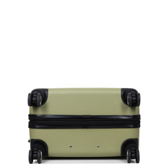 Чемодан Франция большой L зелёный 76х49х31+3/110л/4.2кг/Worldline 627, фото 9