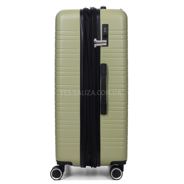 Валіза Франція велика L зелена 76х49х31+3см/110л/4.2кг/Worldline 627, фото 7