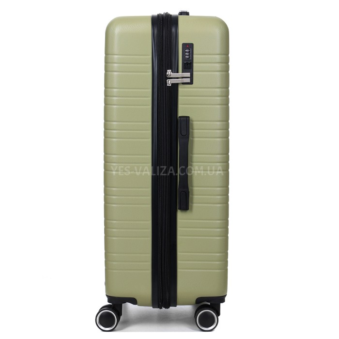 Чемодан Франция большой L зелёный 76х49х31+3/110л/4.2кг/Worldline 627, фото 5