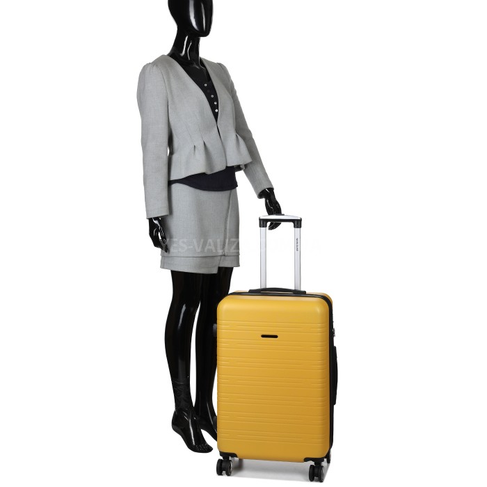 Набор чемоданов Франция (L M S-3шт) жёлтый/Worldline 627, фото 16