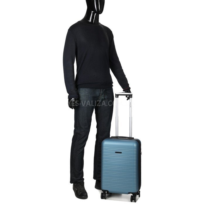 Набір валіз Франція (L M S-3шт) блакитний/Worldline 627, фото 17