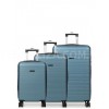 Набір валіз Франція (L M S-3шт) блакитний/Worldline 627, фото 18