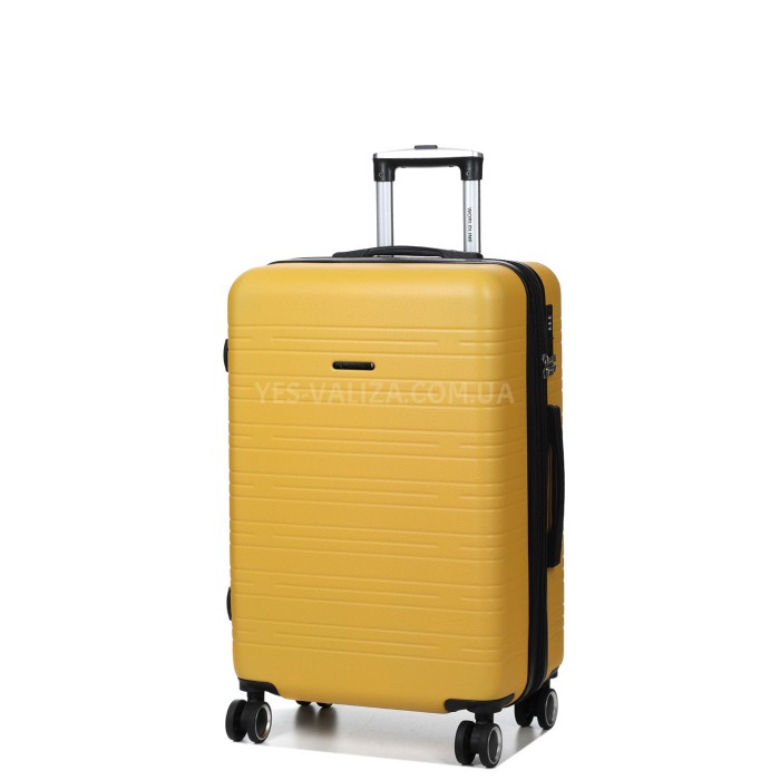Валіза Франція середня M жовта 66х44х28+3см/74л/3.5кг/Worldline 627, фото 2