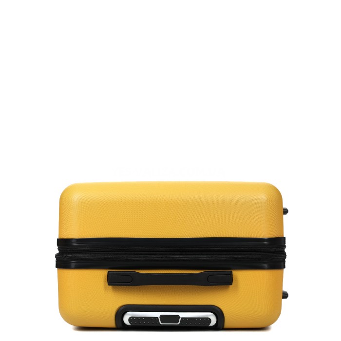 Валіза Франція середня M жовта 66х44х28+3см/74л/3.5кг/Worldline 627, фото 9