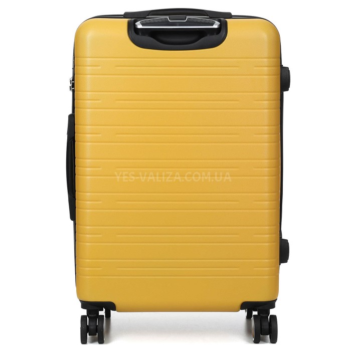Чемодан Франция средний M жёлтый 66х44х28+3см/74л/3.5кг/Worldline 627, фото 4