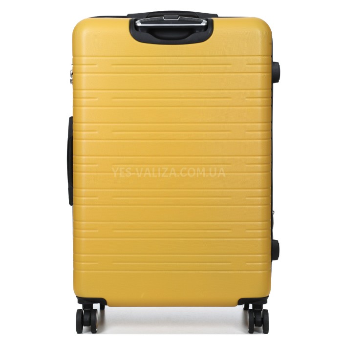 Чемодан Франция большой L жёлтый 76х49х31+3/110л/4.2кг/Worldline 627, фото 4