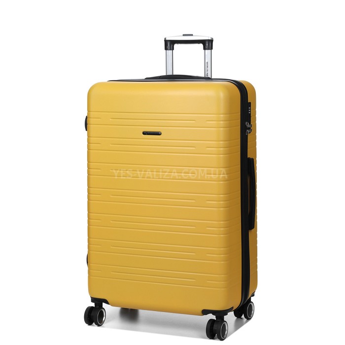 Чемодан Франция большой L жёлтый 76х49х31+3/110л/4.2кг/Worldline 627, фото 2