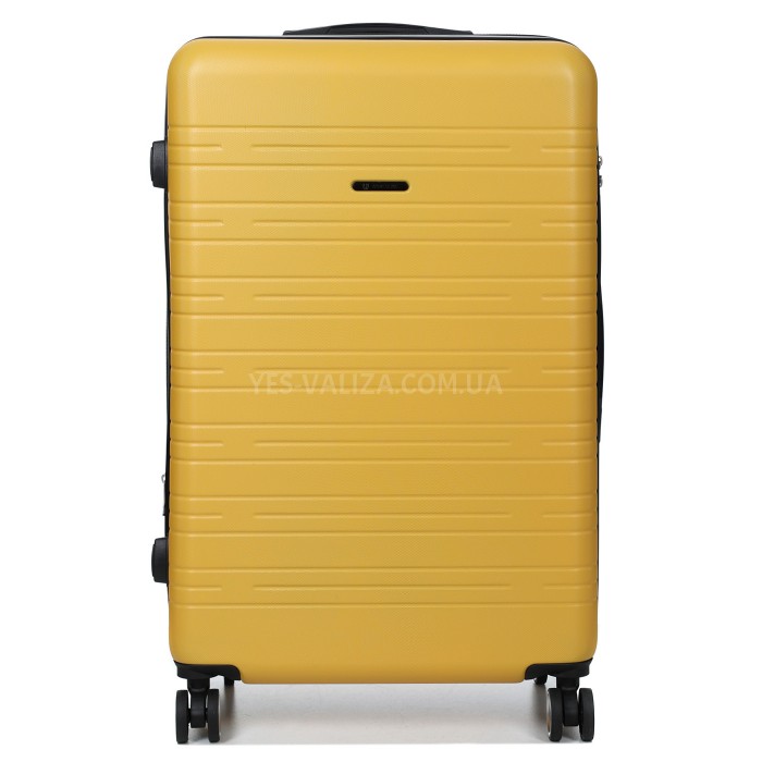 Чемодан Франция большой L жёлтый 76х49х31+3/110л/4.2кг/Worldline 627, фото 3