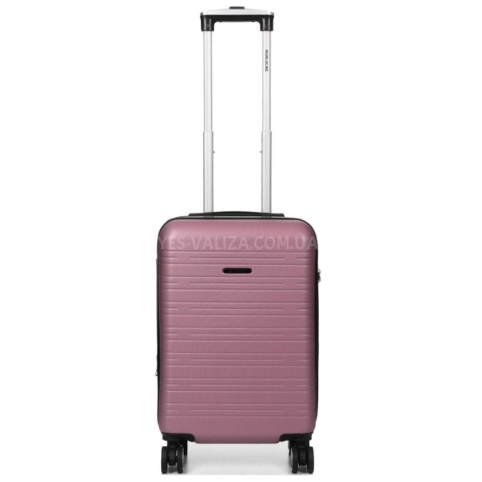Чемодан Франция малый S розовый 55х35х20+3см/38л/2.6кг/Worldline 627, фото 1