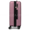 Чемодан Франция средний M розовый 66х44х28+3см/74л/3.5кг/Worldline 627, фото 22