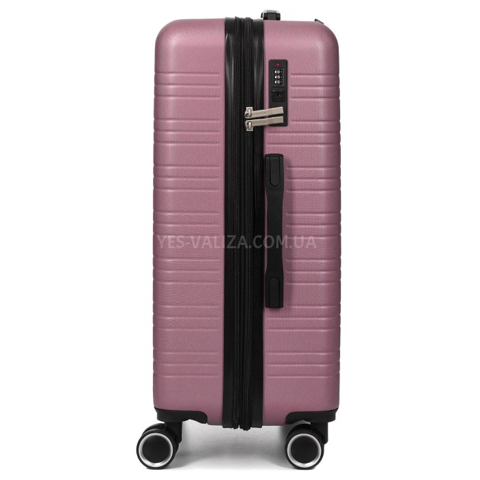 Чемодан Франция средний M розовый 66х44х28+3см/74л/3.5кг/Worldline 627, фото 6