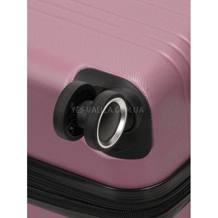 Валіза Франція середня M рожева 66х44х28+3см/74л/3.5кг/Worldline 627, фото 12