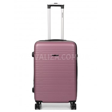 Чемодан Франция средний M розовый 66х44х28+3см/74л/3.5кг/Worldline 627