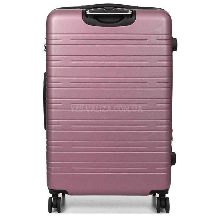 Валіза Франція велика L рожева 76х49х31+3см/110л/4.2кг/Worldline 627, фото 4