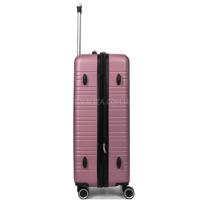Чемодан Франция большой L розовый 76х49х31+3/110л/4.2кг/Worldline 627, фото 5