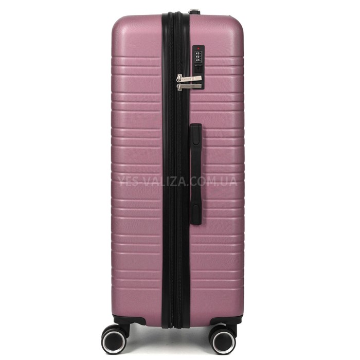 Валіза Франція велика L рожева 76х49х31+3см/110л/4.2кг/Worldline 627, фото 6