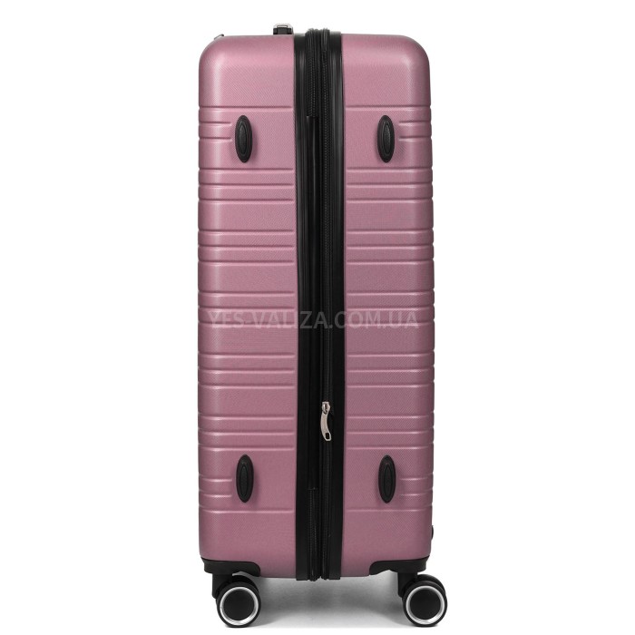 Валіза Франція велика L рожева 76х49х31+3см/110л/4.2кг/Worldline 627, фото 7