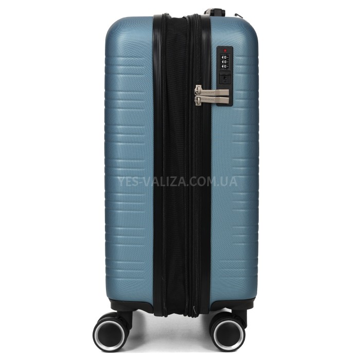 Чемодан Франция малый S голубой 55х35х20+3см/38л/2.6кг/Worldline 627, фото 8