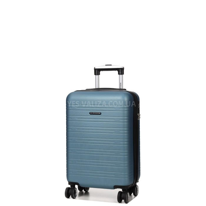 Чемодан Франция малый S голубой 55х35х20+3см/38л/2.6кг/Worldline 627, фото 2