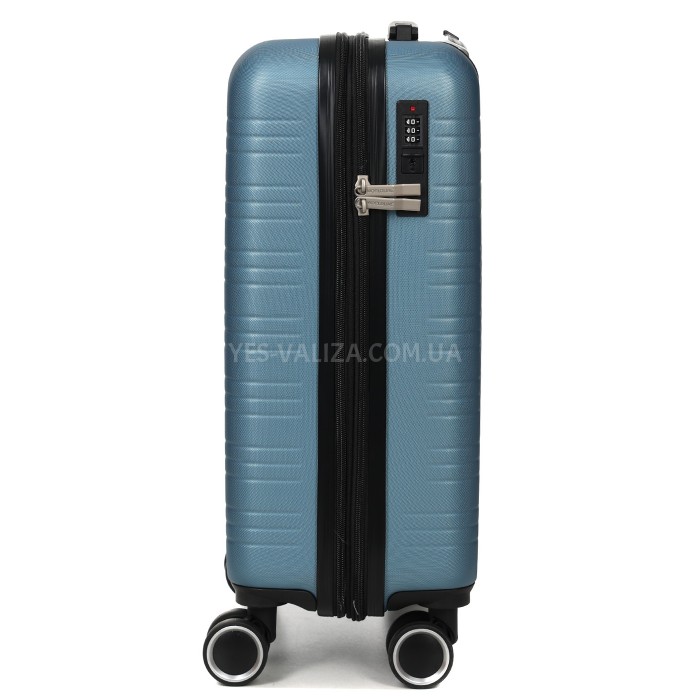 Чемодан Франция малый S голубой 55х35х20+3см/38л/2.6кг/Worldline 627, фото 6