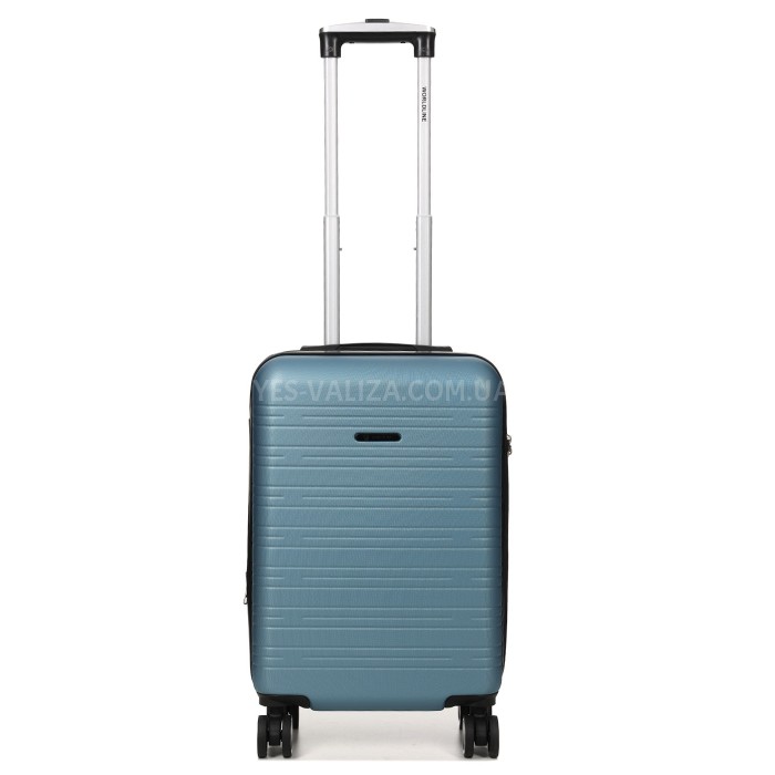 Валіза Франція мала S блакитна 55х35х20+3см/38л/2.6кг/Worldline 627, фото 1