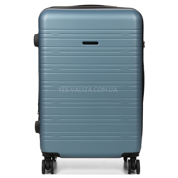 Валіза Франція середня M блакитна 66х44х28+3см/74л/3.5кг/Worldline 627, фото 3