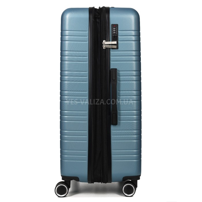 Валіза Франція середня M блакитна 66х44х28+3см/74л/3.5кг/Worldline 627, фото 8