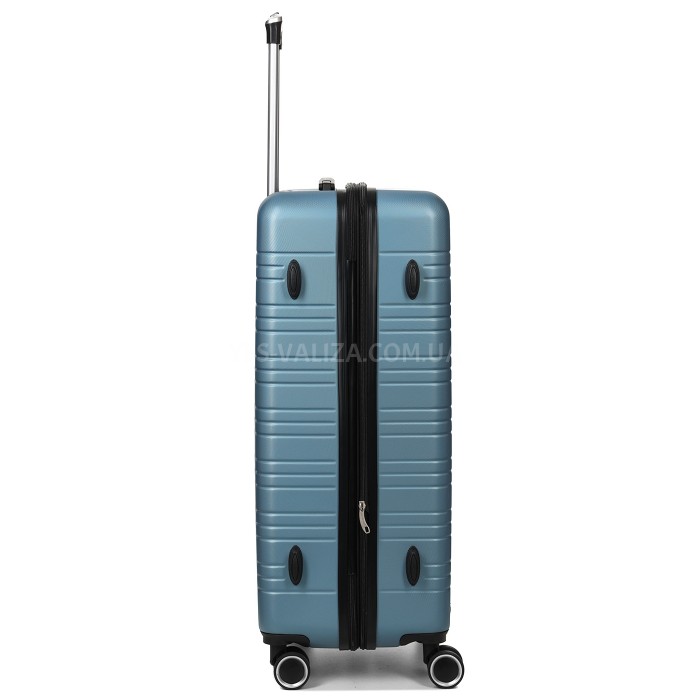 Чемодан Франция большой L голубой 76х49х31+3/110л/4.2кг/Worldline 627, фото 5