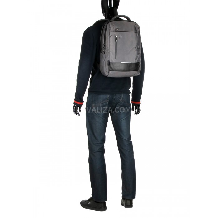 Рюкзак для ноутбука серый 32х46х10см/13л/0,8кг/Airtex 716, фото 11