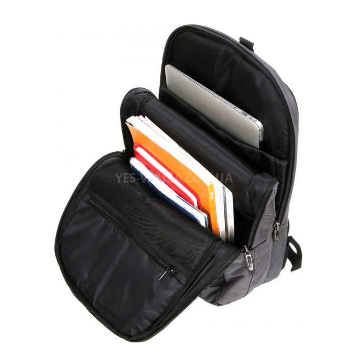 Рюкзак для ноутбука серый 32х46х10см/13л/0,8кг/Airtex 716, фото 10