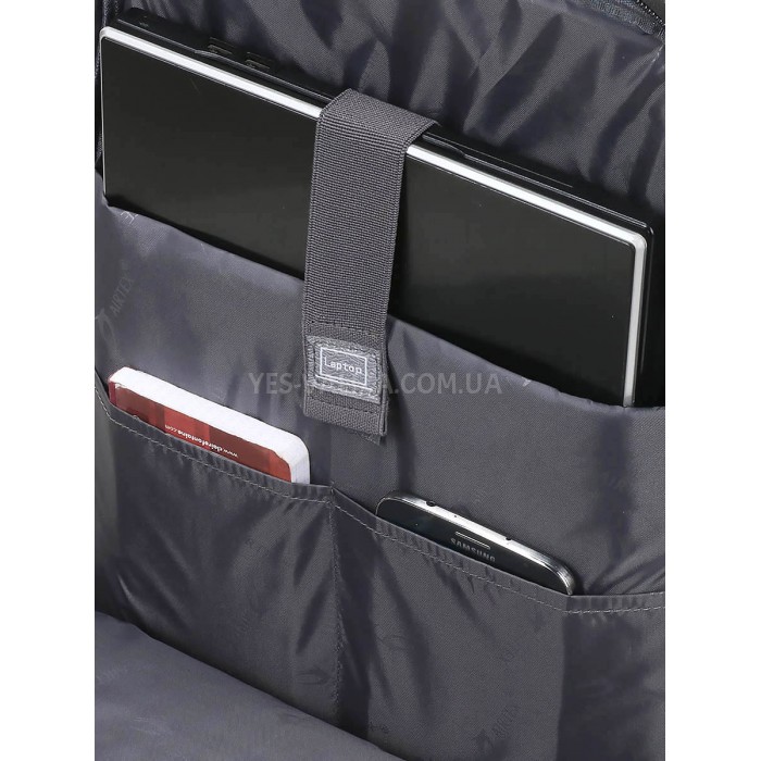 Рюкзак для ноутбука сірий 33х48х14см/20л/0,9кг/Airtex 729, фото 12