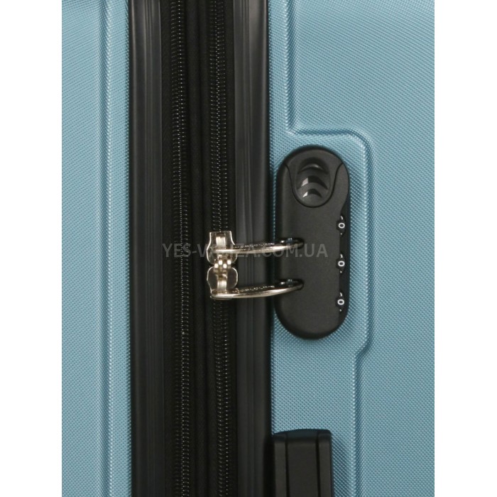 Валіза Франція велика L блакитний 76х49х31+5/110л/4.3кг/Worldline 623, фото 7