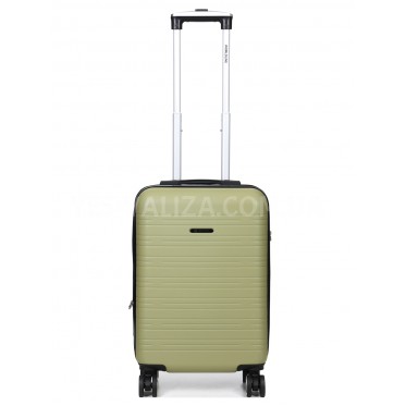 Чемодан Франция малый S зелёный 55х35х20+3см/38л/2.6кг/Worldline 627