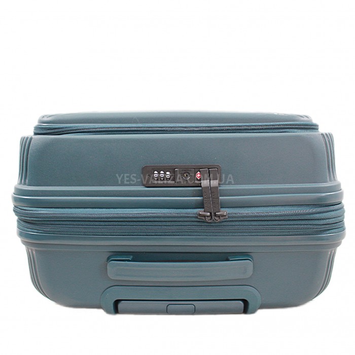 Набор чемоданов Франция (L M S-3шт) полипропилен зелёный/Airtex 647, фото 5