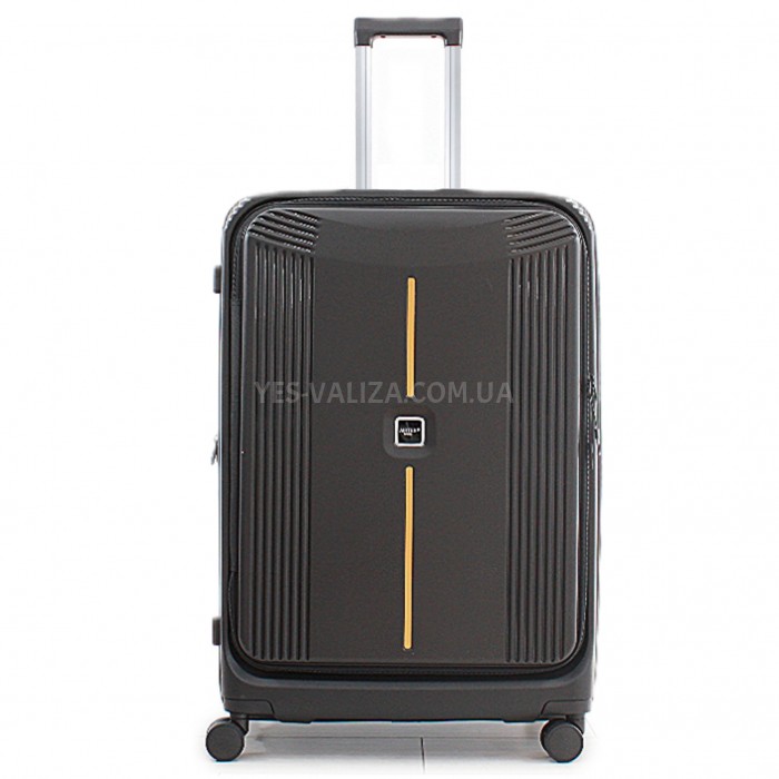 Набор чемоданов Франция (L M S-3шт) полипропилен чёрный/Airtex 647, фото 4