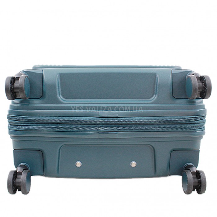 Валіза ручна поклажа S поліпропілен зелена 55х38х24+5/50л/3.4кг/Airtex, фото 7