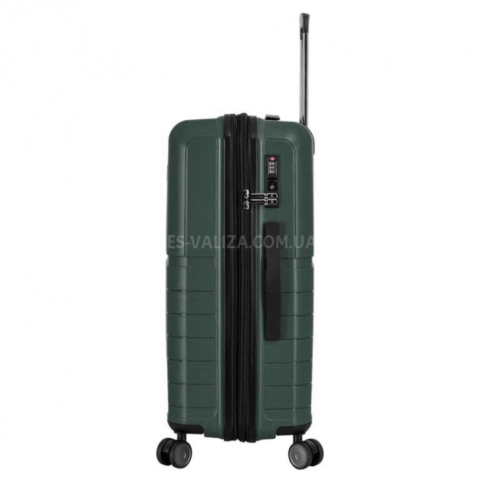 Набір валіз Франція (L M S-3шт) поліпропілен зелений/Snowball 39403, фото 5