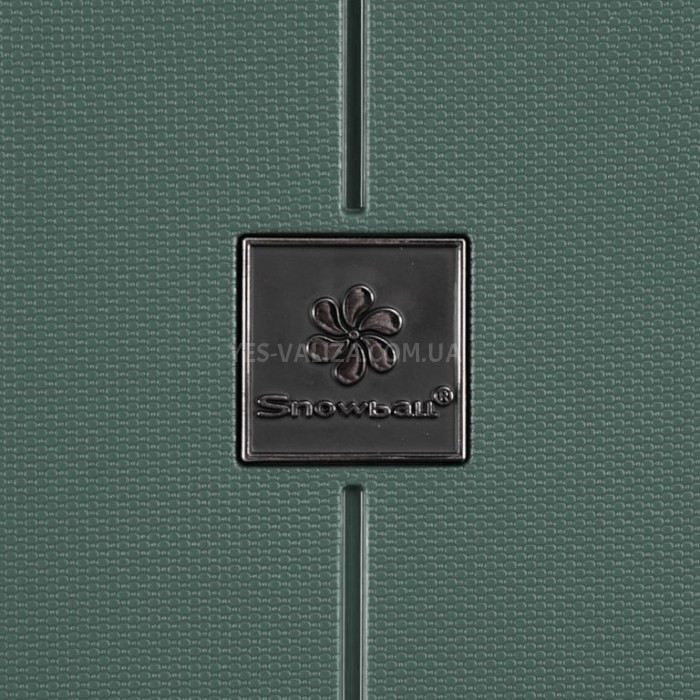 Набор чемоданов Франция (L M S-3шт) полипропилен зелёный/Snowbal 39403, фото 14