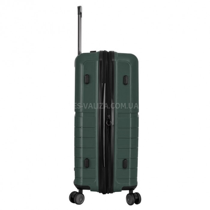 Набор чемоданов Франция (L M S-3шт) полипропилен зелёный/Snowbal 39403, фото 6