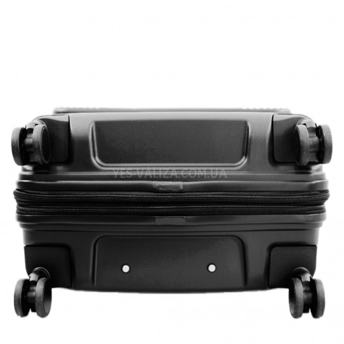 Валіза велика L поліпропілен чорна 76х53х31+5/129л/5.4кг/Airtex 647, фото 7