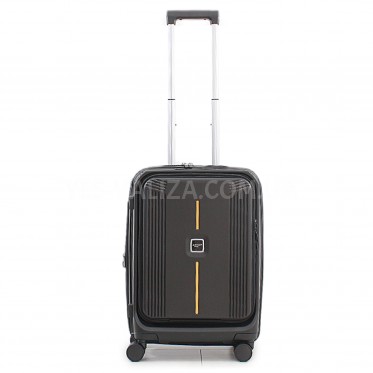 Валіза ручна поклажа S поліпропілен чорна 55х38х24+5/50л/3.4кг/Airtex