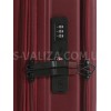 Чемодан ручная кладь S полипропилен бордо 55х38х24+5/50л/3.4кг/Airtex, фото 30